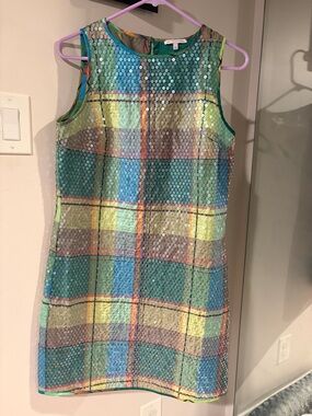 Frances valentine sequin dress xs euc